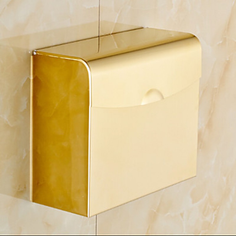 Gold Bathroom Accessories Solid Stainless Steel Toilet Paper Holders