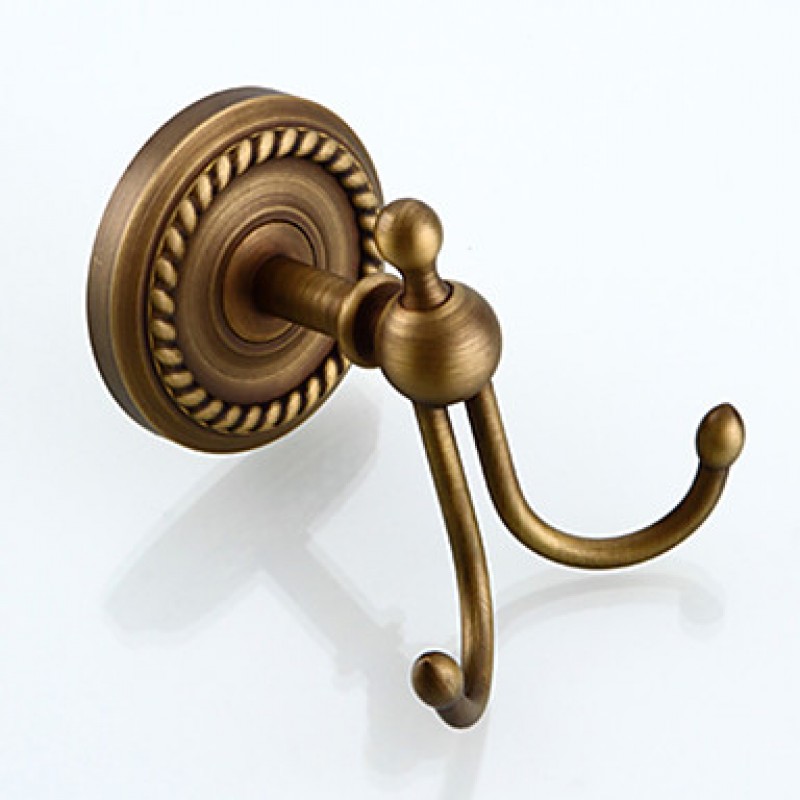 Bathroom Accessory Set / Towel Ring / Toilet Paper Holder / Robe Hook / Drain / Towel Warmer / Antique Bronze