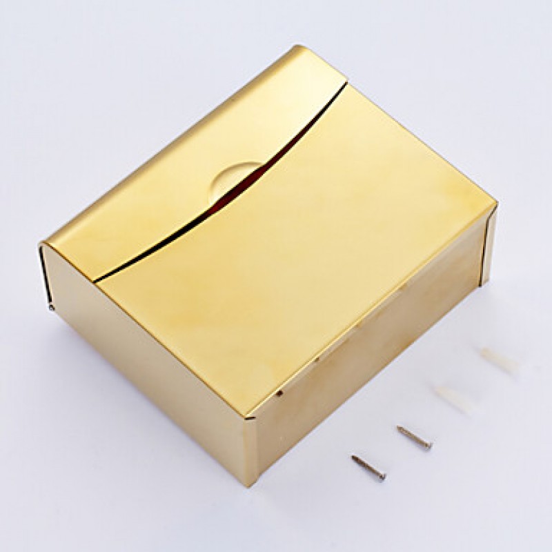 Gold Bathroom Accessories Solid Stainless Steel Toilet Paper Holders